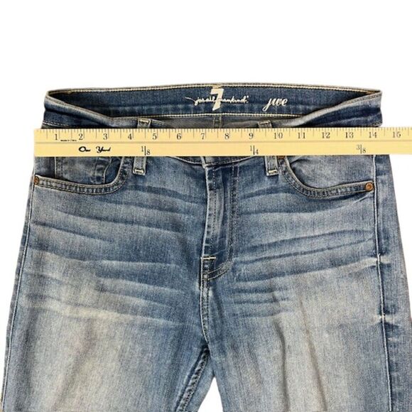 7 for All Mankind Women's Jive Jeans Medium Wash Light Thigh Size Slim 27 - Picture 2 of 9